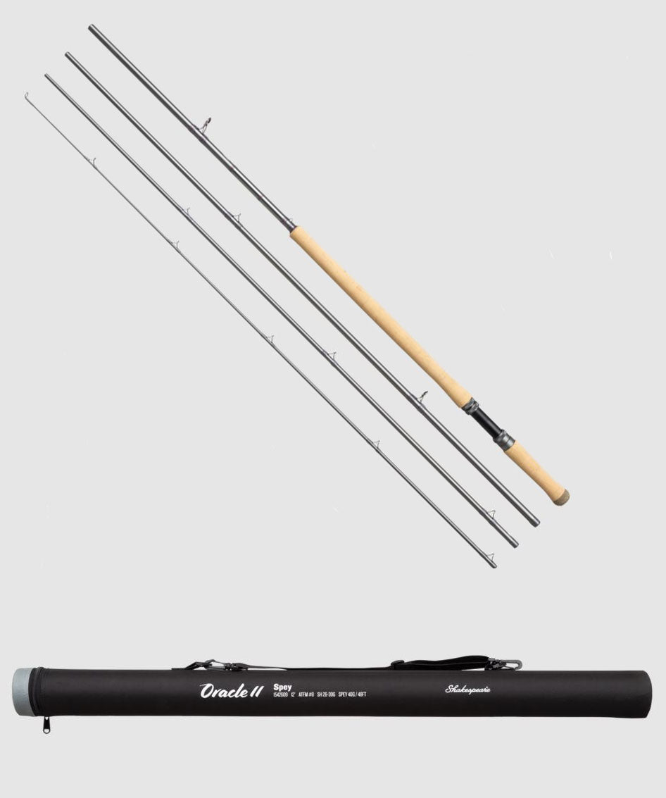 New Shakespeare Oracle 2 Spey Salmon Fly Fishing Rods - All Models –  Fishingmad
