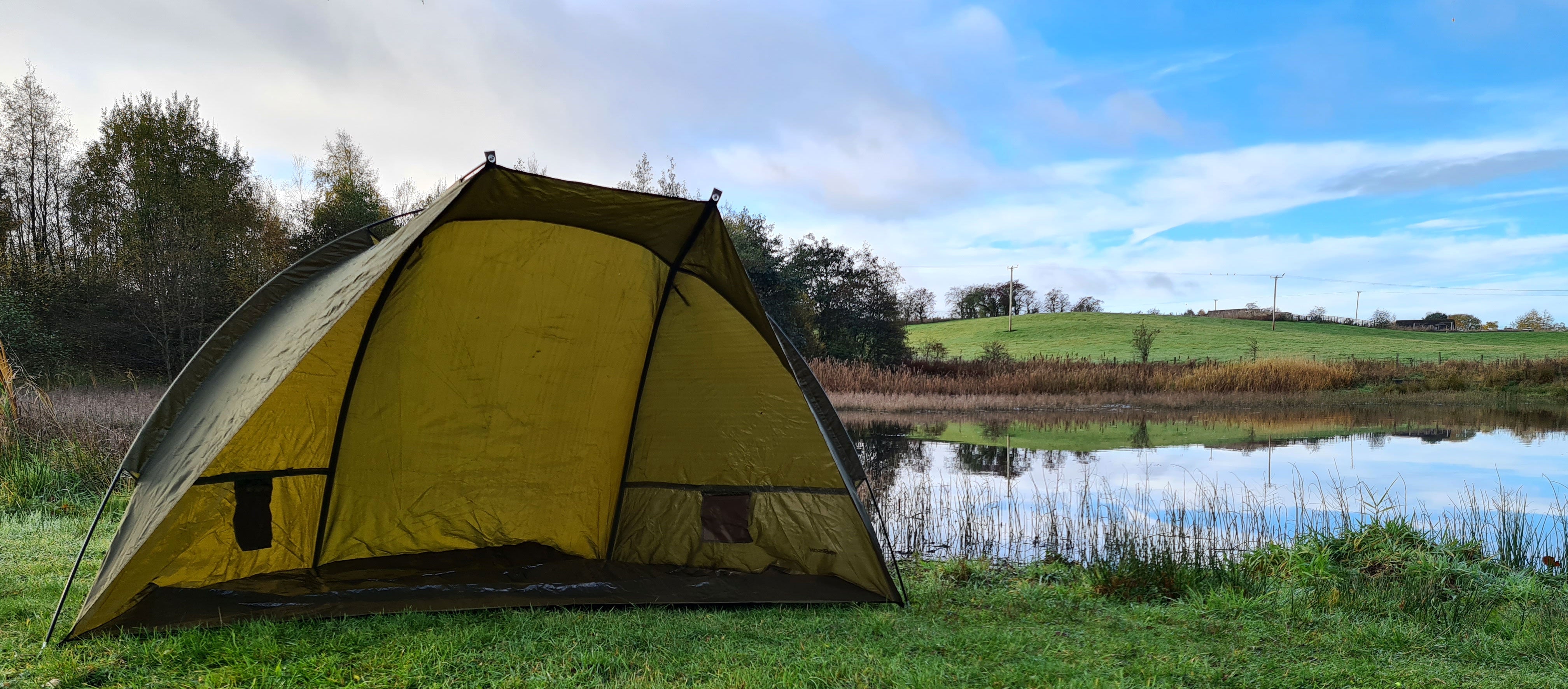 Carp Fishing Day Shelter Tent waterproof with fully taped seams small Fishingmad