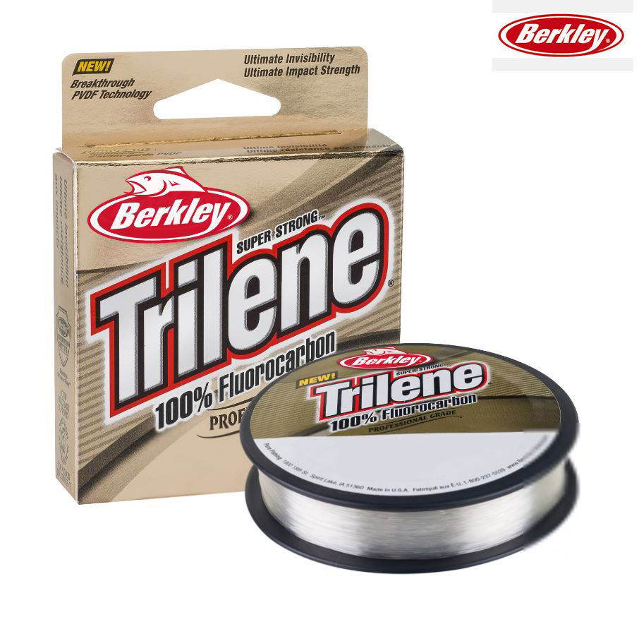 Berkley Trilene 100% Fluorocarbon Tippet / Leader Line 50m Spool - All B/Strains