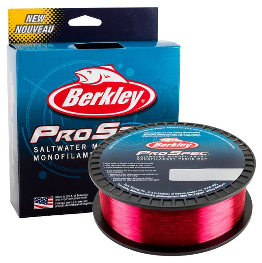 New Berkley Pro Spec Saltwater Mono Line Red 1000m Spool - All B/Strains