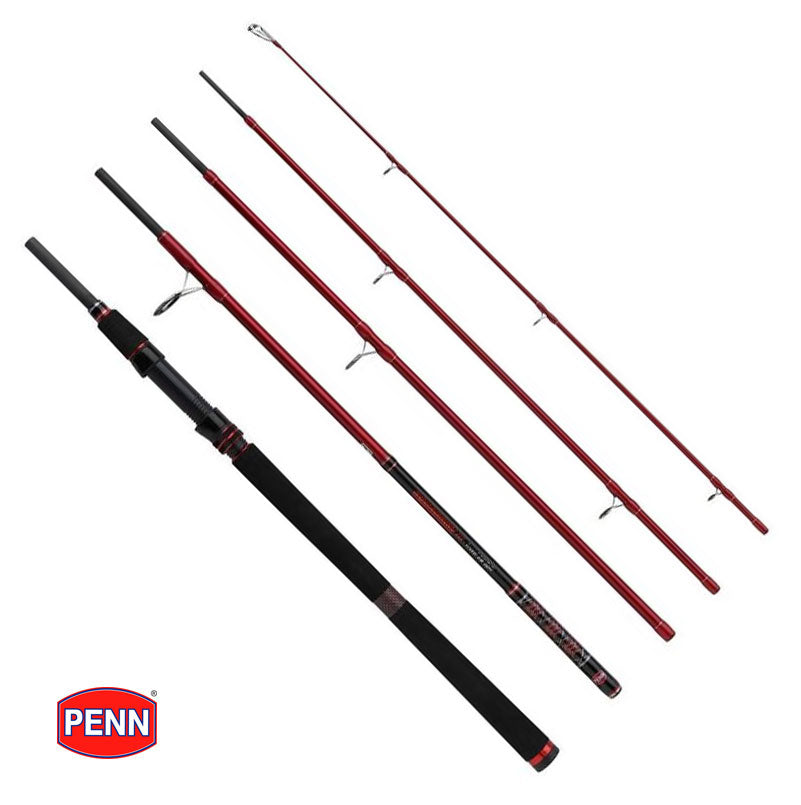 Penn Squadron III Mk3 Travel Saltwater Spinning Rods - 8ft / 9ft / 10ft - 5pc