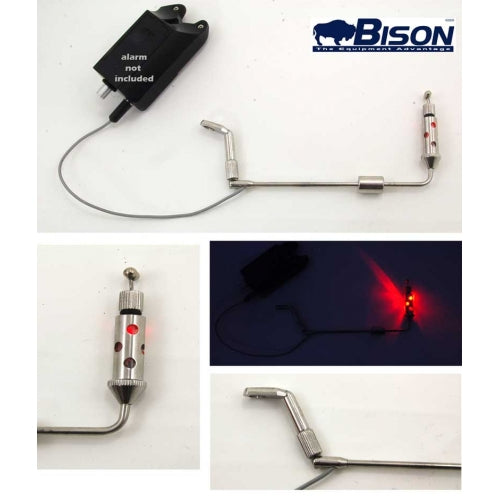 BISON STAINLESS STEEL ILLUMINATED SWING BITE INDICATOR