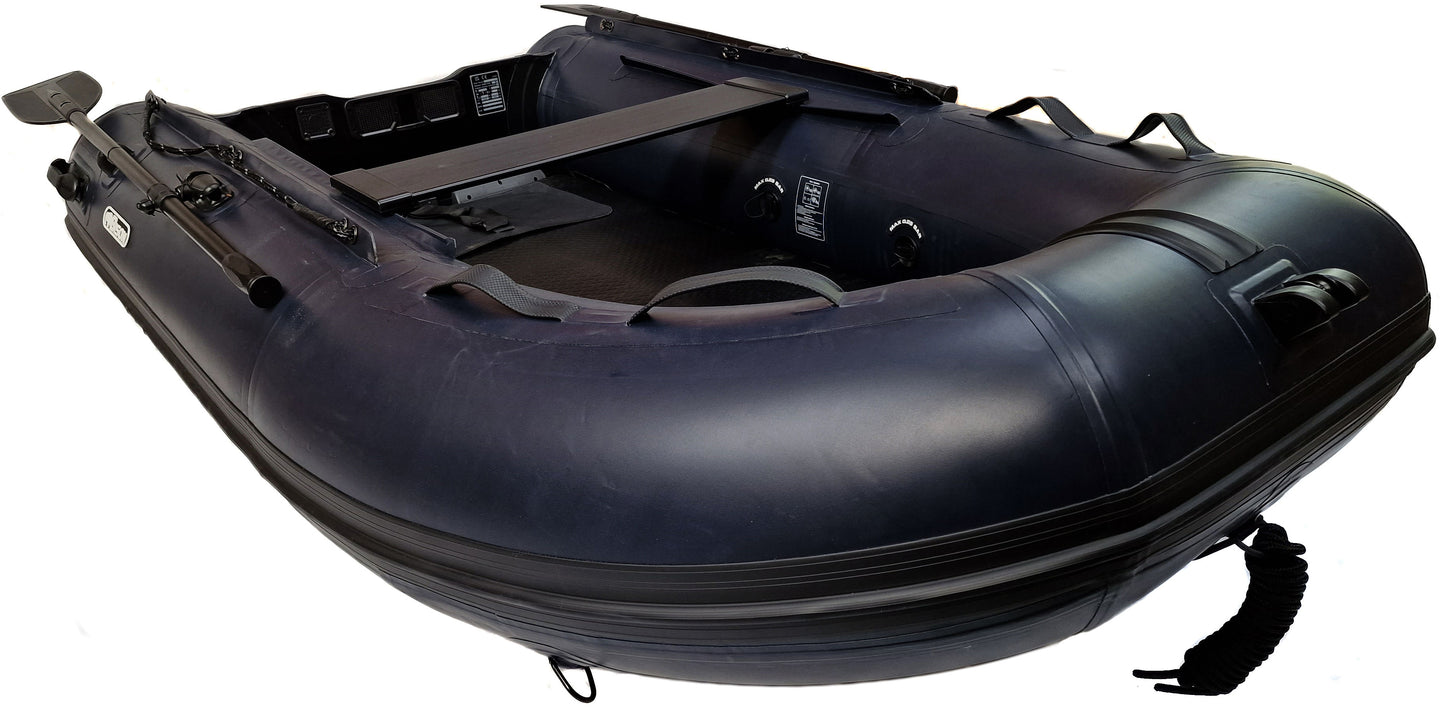 BISON MARINE BLUE INFLATABLE FISHING SPORTS AIR RIB BOAT 2.7m.