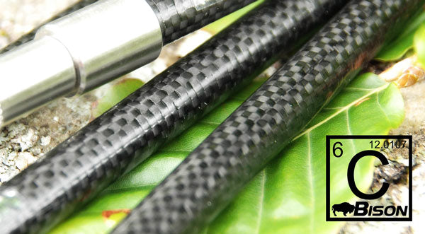 BISON STAINLESS STEEL & CARBON FIBRE TELESCOPIC BANKSTICK ALL SIZES HERE