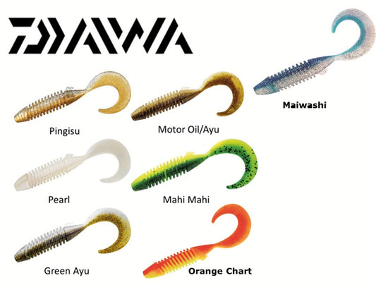 DAIWA GRUBIN SHAD SOFT LURES - 20cm- 2 per Pack