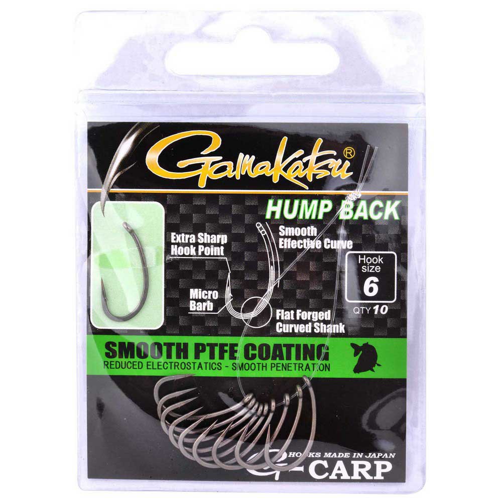 DAIWA GAMAKATSU G-CARP HUMP BACK SINGLE EYED HOOK MADE IN JAPAN