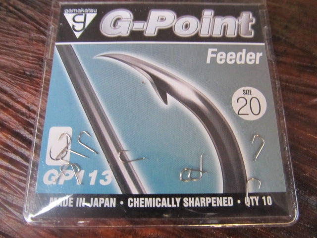 GAMAKATSU G.POINT SPADE END HOOKS GP113 SIZE 12-20-22 FEEDER 75p per pack*