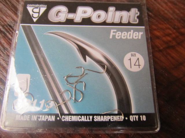 GAMAKATSU G.POINT SPADE END HOOKS GP113 SIZE 12-20-22 FEEDER 75p per pack*