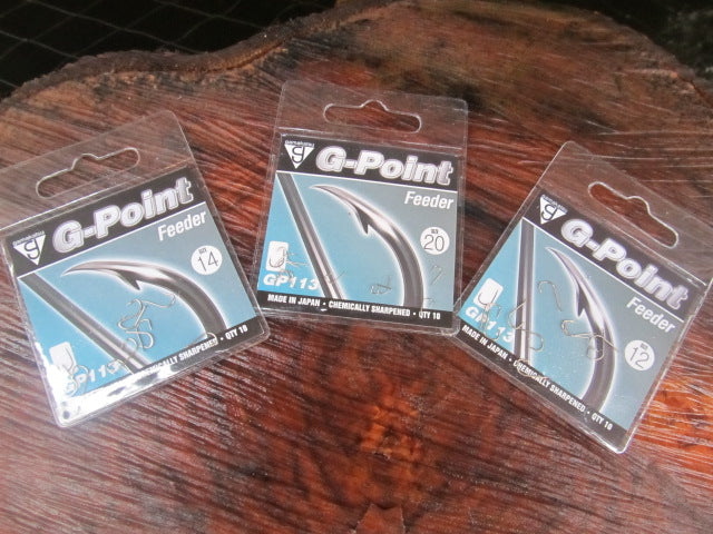 GAMAKATSU G.POINT SPADE END HOOKS GP113 SIZE 12-20-22 FEEDER 75p per pack*