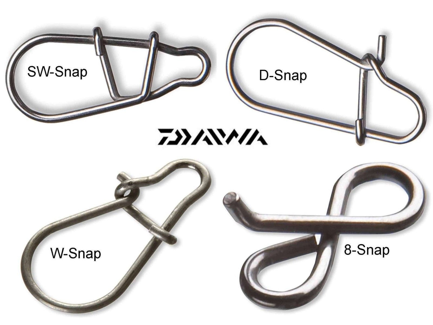 Daiwa Tournament Snap D-Snap SW-Snap 8-Snap W-Snap various models and sizes