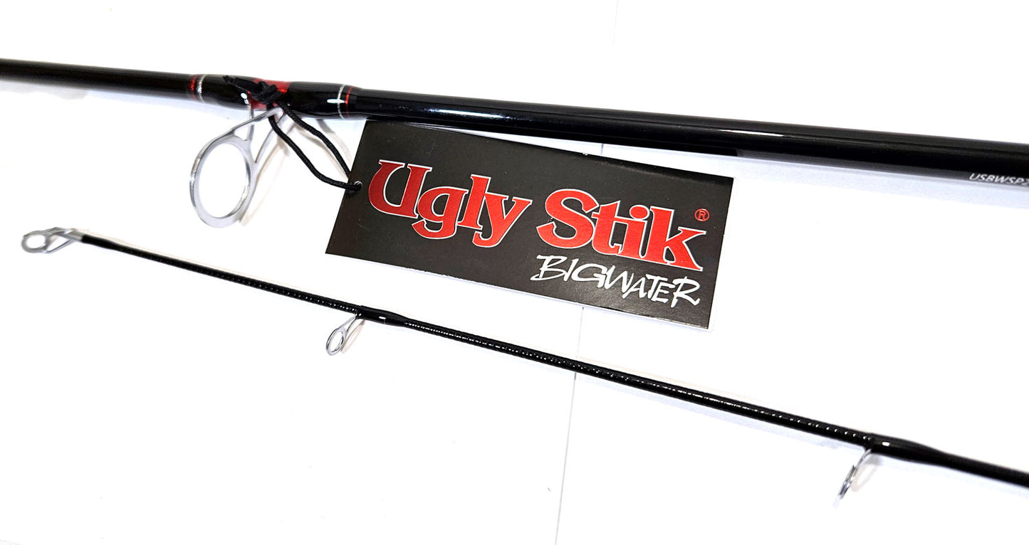 Ugly Stik Bigwater Spinning Rods - 7ft - 10ft / 2pc - All Models