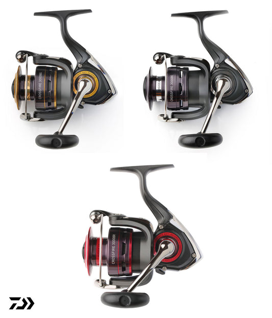 New Daiwa Crossfire Ltd Edition Spinning Fishing Reels - 2021 Model - All Sizes