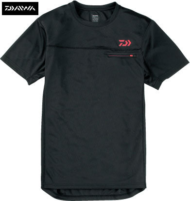 NEW DAIWA JAPAN SHORT SLEEVE BASE LAYER T-SHIRT BLACK SIZES MED - XXL JDM