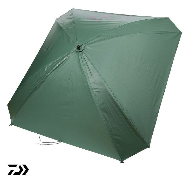 Daiwa Square Wavelock Brolly 125cm / 50" Green Fishing Umbrella