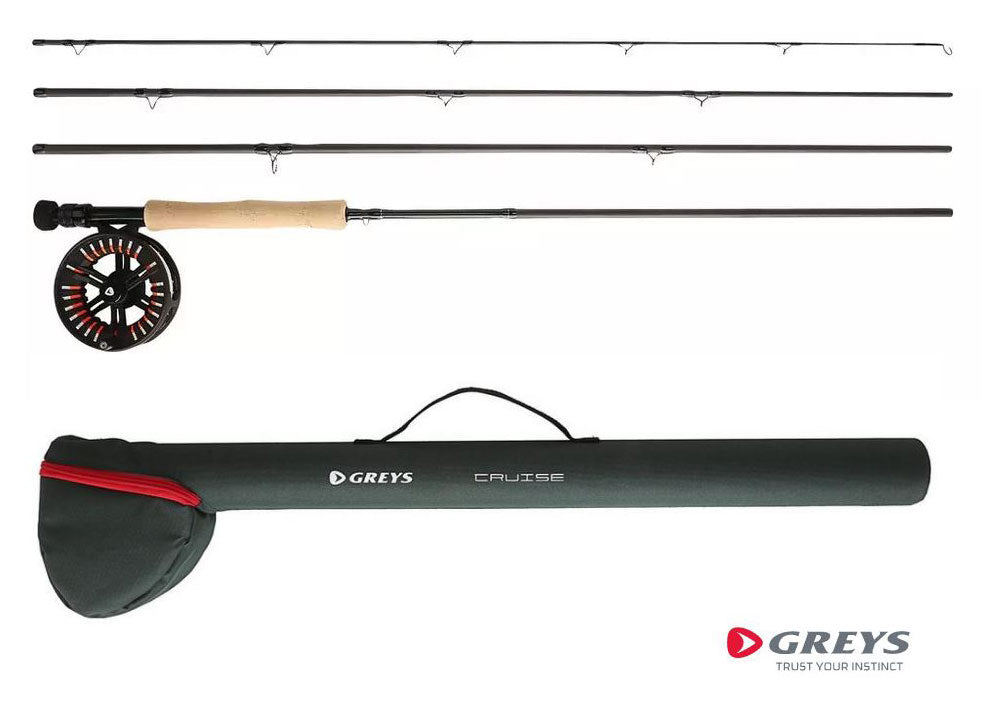 Greys Cruise Fly Fishing Combo Rod / Reel / Case - Loaded with Line - All Models