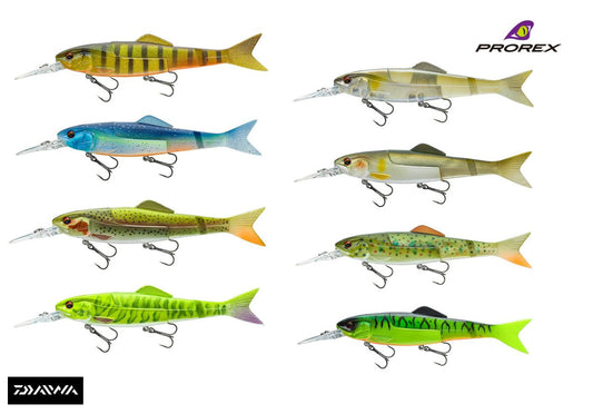 New Daiwa Prorex Hybrid Minnow 135 Lure with Spare Tail - All Colours