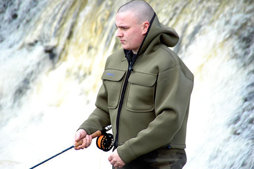 BISON 4mm NEOPRENE WADING JACKET all sizes 1 2 price to clear