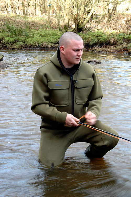 BISON 4mm NEOPRENE WADING JACKET all sizes 1/2 price to clear