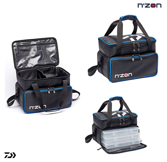 New Daiwa N'ZON Feeder Case Carryall Fishing Tackle Bags  -  Medium/Large