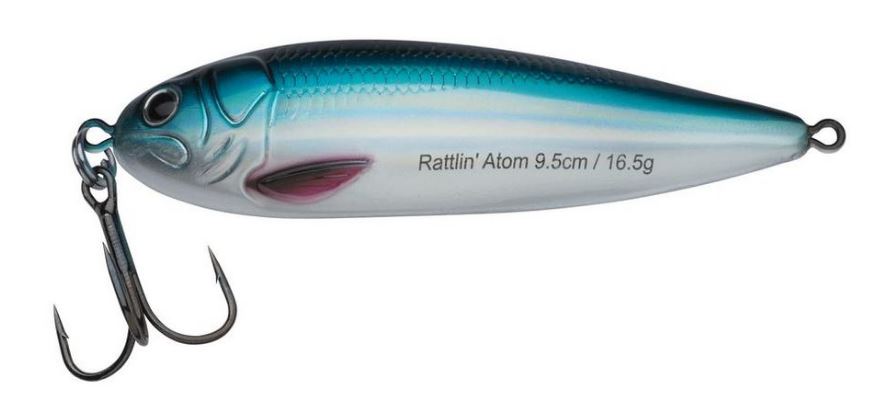 Abu Garcia Rattlin' Atom Spoon Lure Pike / Predator - 16g / 9.5cm  - All Colours