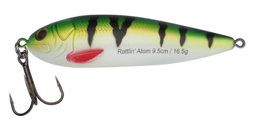 Abu Garcia Rattlin' Atom Spoon Lure Pike / Predator - 16g / 9.5cm  - All Colours