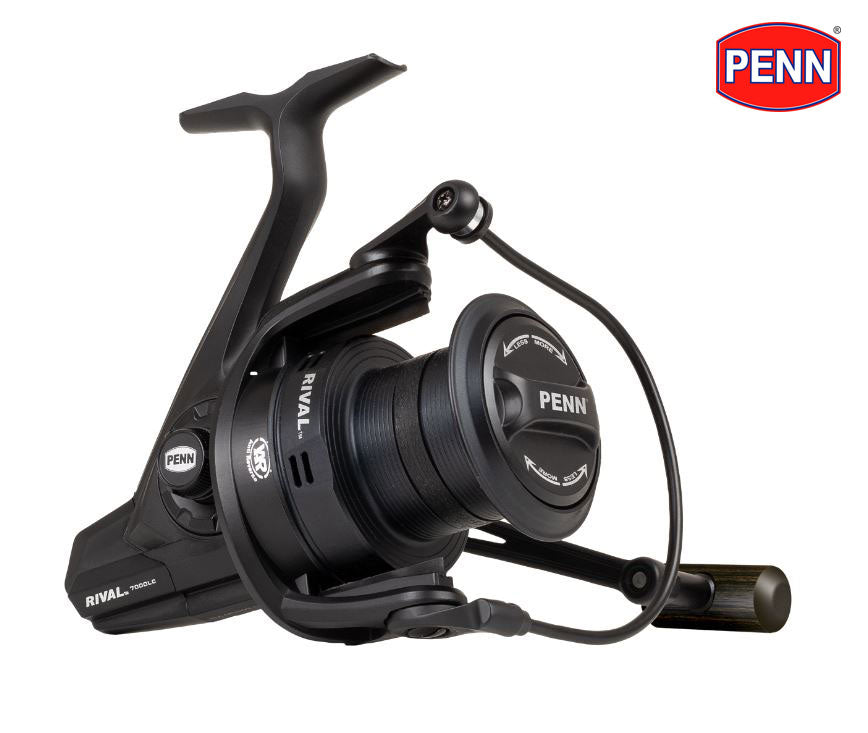 New PENN Rival Longcast Black Surf / Carp Casting Spinning Reel - Fixed Spool