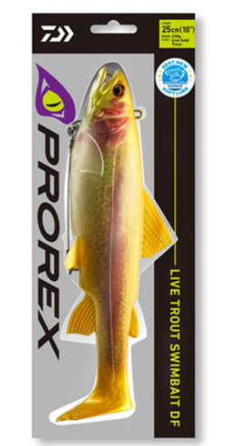 DAIWA PROREX LIVE TROUT  DF DUCK FIN PIKE PREDATOR SHAD LURE 180mm SWIMBAIT