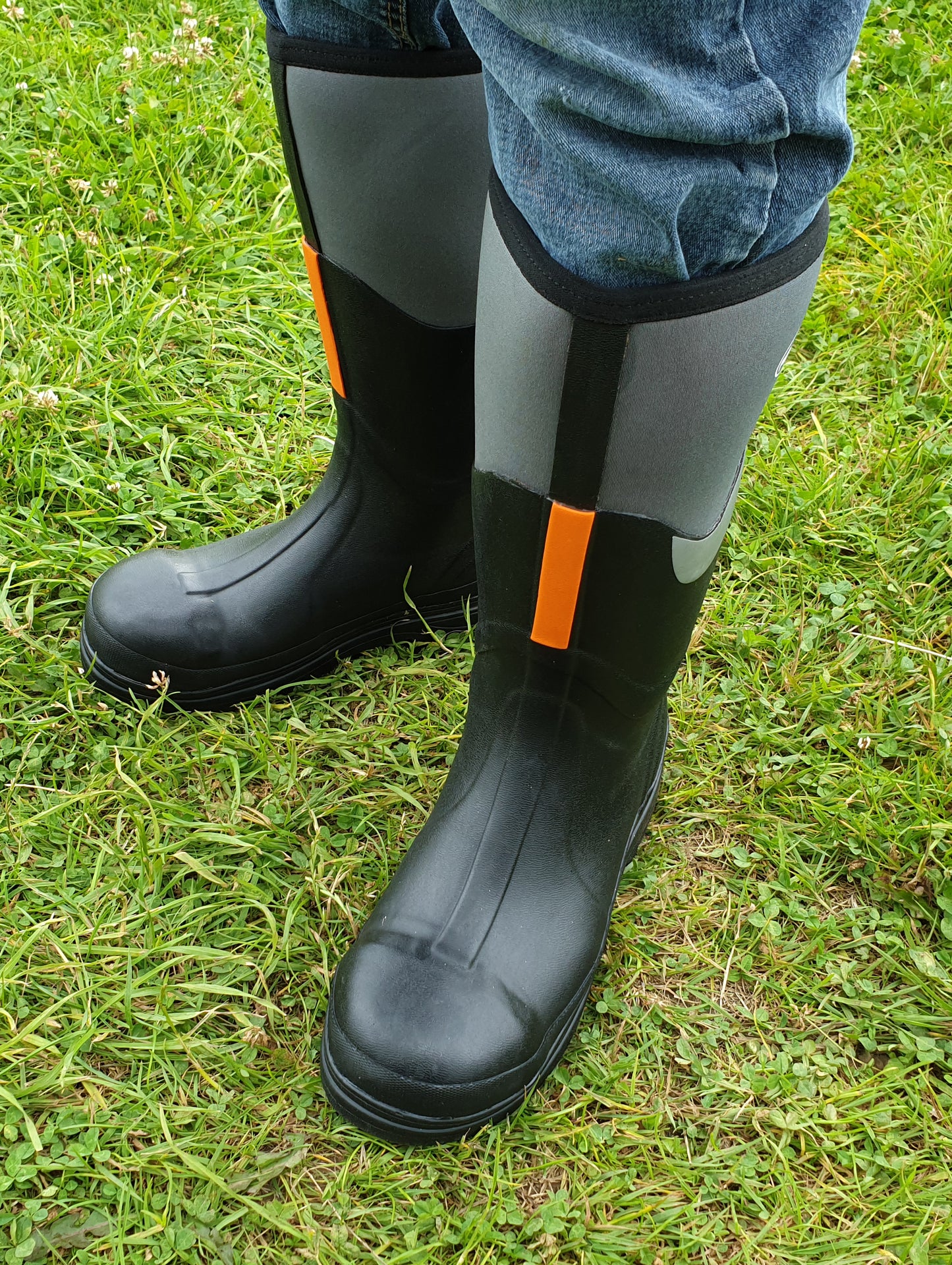 BISON NEOPRENE WELLINGTON MUCK BOOT STEEL TOE CAP SAFETY SHOE