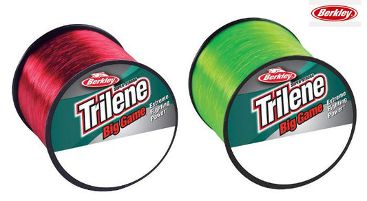 Berkley Trilene Big Game Saltwater Mono Line - Red or Solar Green - Bulk Spool