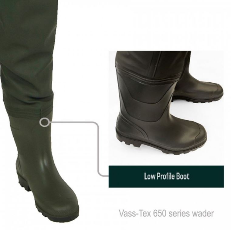 Vass Tex 650 Series PVC Chest Waders - All Sizes