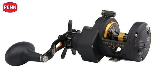 New PENN® Fathom® II 12 Star Drag Mag Brake Multiplier Reel - 1505232