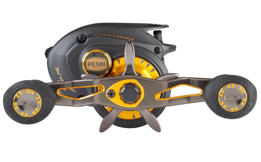 New PENN® Fathom® 300LP Low Profile RHW Baitcasting Multiplier Reel - 1525455