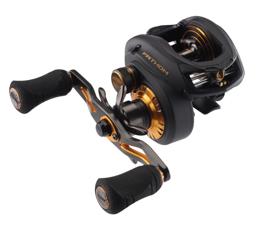 New PENN® Fathom® 300LP Low Profile RHW Baitcasting Multiplier Reel - 1525455