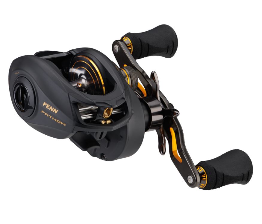 New PENN® Fathom® 200LPLH Low Profile LHW Baitcasting Multiplier Reel - 1525454