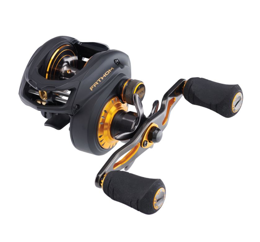 New PENN® Fathom® 200LPLH Low Profile LHW Baitcasting Multiplier Reel - 1525454