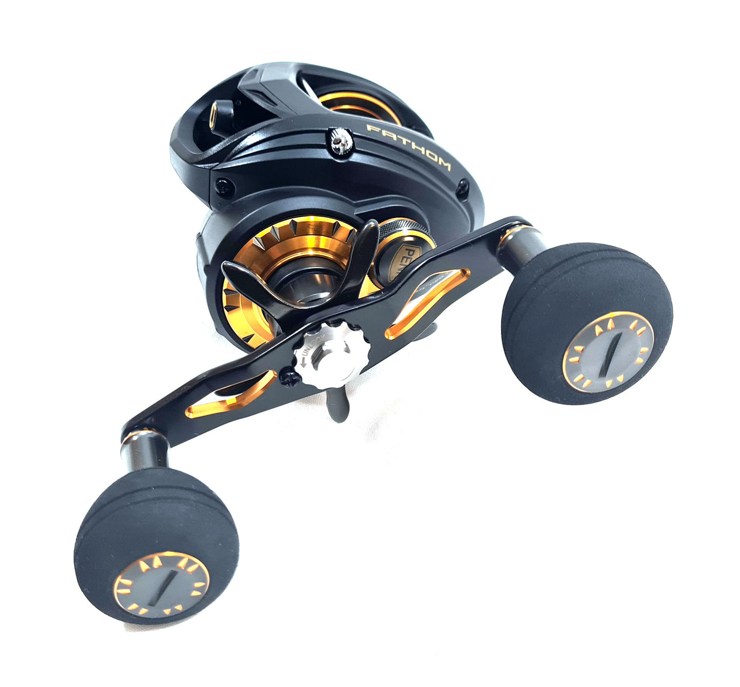 New PENN® Fathom® 400LPLH Low Profile LHW Baitcasting Multiplier Reel - 1525500