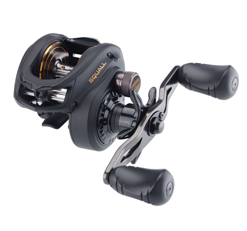 New PENN® Squall® 200LPLH Low Profile LHW Baitcasting Multiplier Reel - 1525503