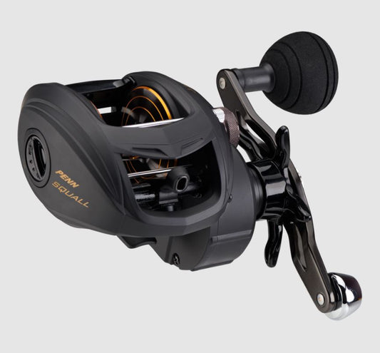 New PENN® Squall® 400LPLH Low Profile LHW Baitcasting Multiplier Reel - 1525509