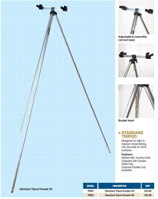 IAN GOLDS STANDARD TRIPOD DOUBLE-5FT Model No TR5D