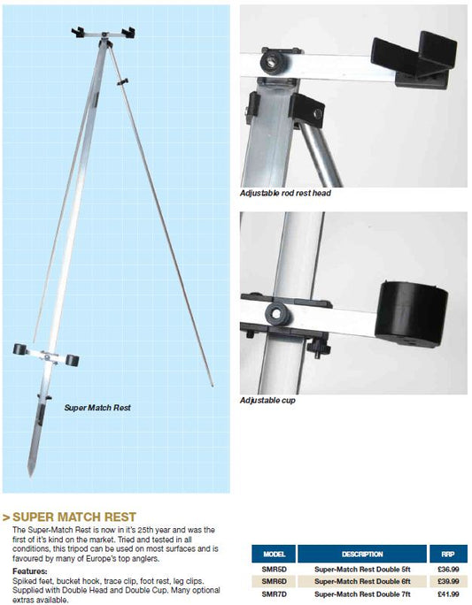 IAN GOLDS SUPER-MATCH REST DOUBLE 5FT Model No SMR5D