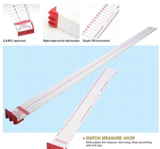 IAN GOLDS MATCH MEASURE 45CM Model No MM1