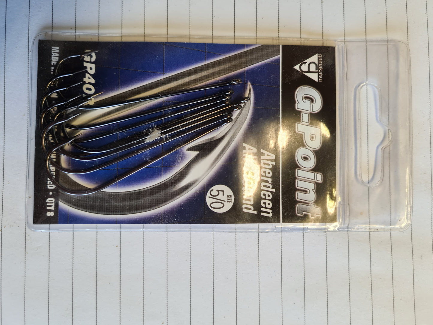 GAMAKATSU G-POINT ABERDEEN ALL-ROUND SEA  HOOKS  Mod.No. GP402 size 5/0