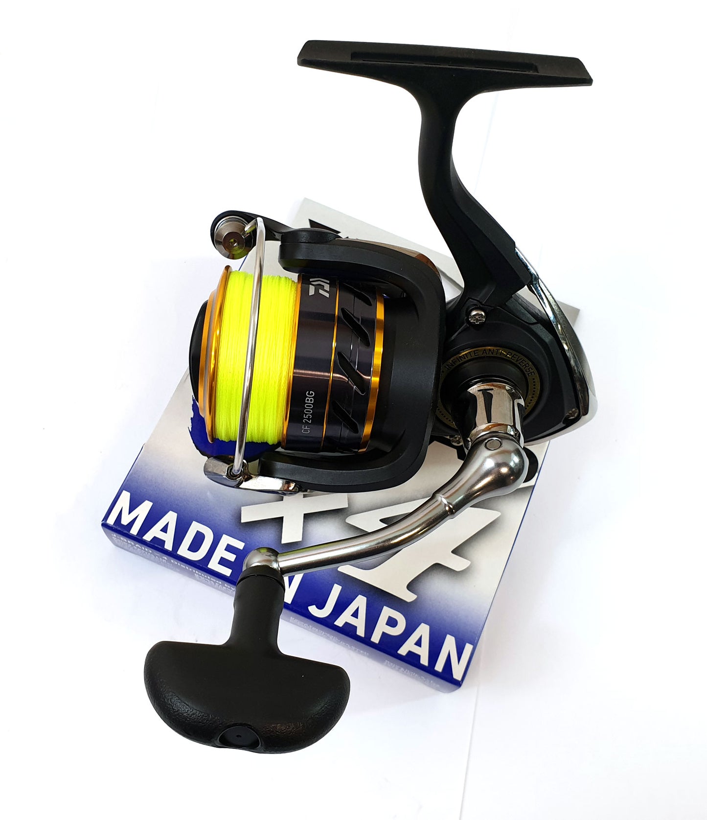 Special Offer Daiwa Crossfire 2500BG Fishing Reel - Fully Loaded with J-Braid X4 - CF2500BG