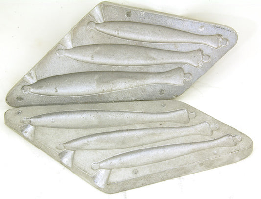 FISH SHAPED PIRK LEAD MOULD ( 2ND QUALITY)