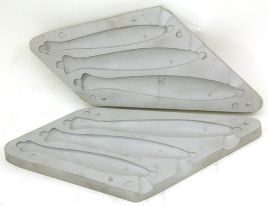 FAST SINKING FISH SHAPED PIRK MOULD 310 - 500 GRAM