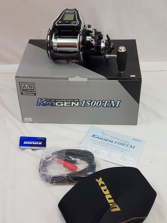 BANAX KAIGEN 1500 TWIN MOTOR ELECTRIC MULTIPLIER REEL NEW MODEL