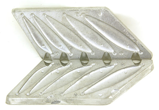 FISH SHAPED SMALL PIRK LEAD MOULD (2ND QUALITY)