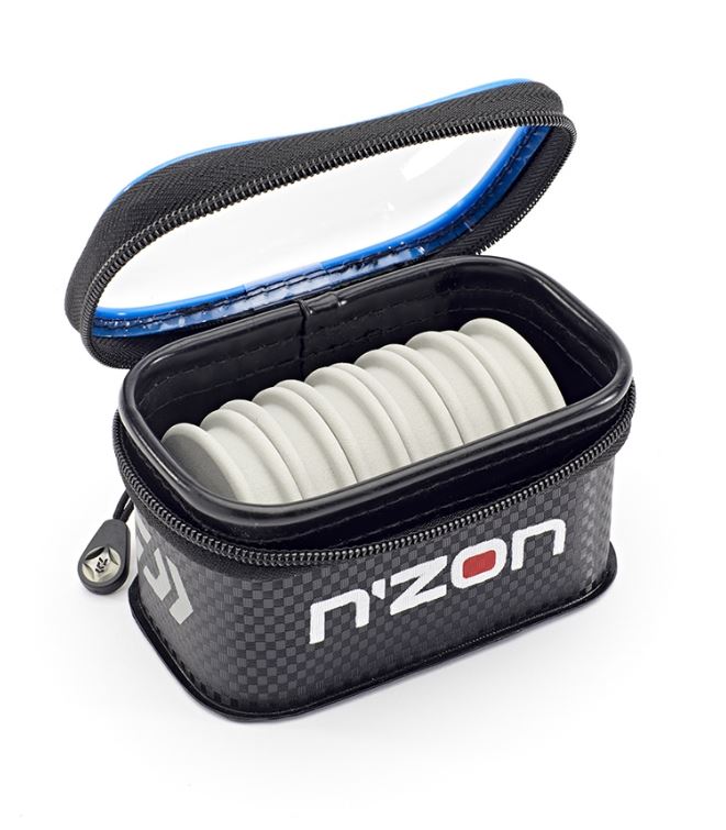 New Daiwa N'ZON EVA Rig Case & 6 Spools - NZERC1