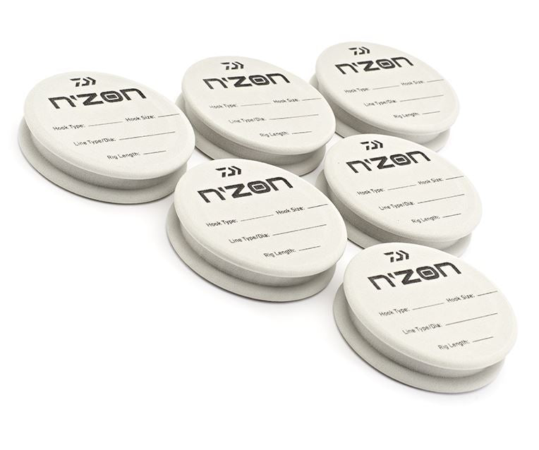 New Daiwa N'ZON EVA Rig Foam Spools - Pack of 6 - NZERFS1