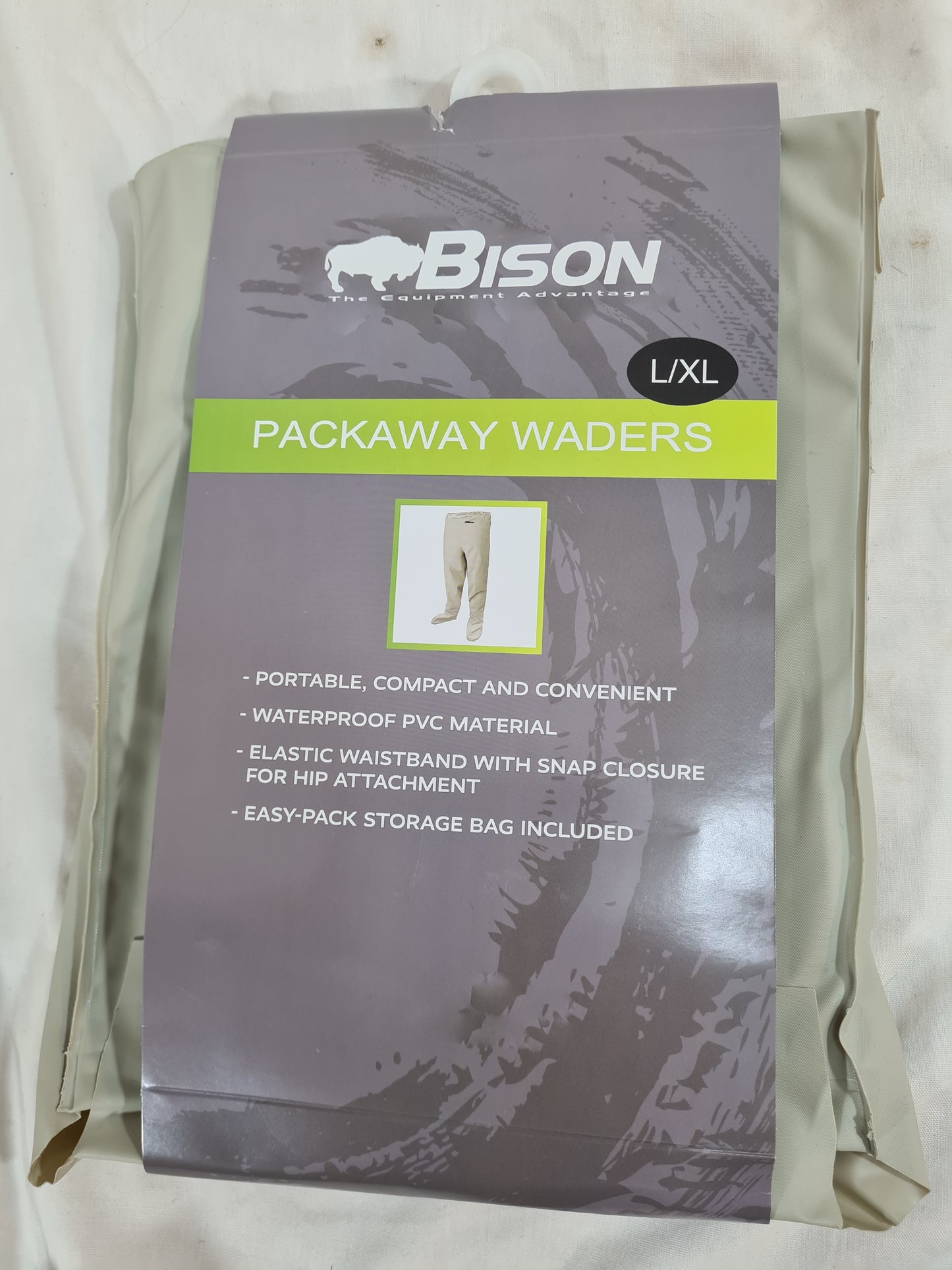 BISON PACKAWAY CHEST WAIST WADERS